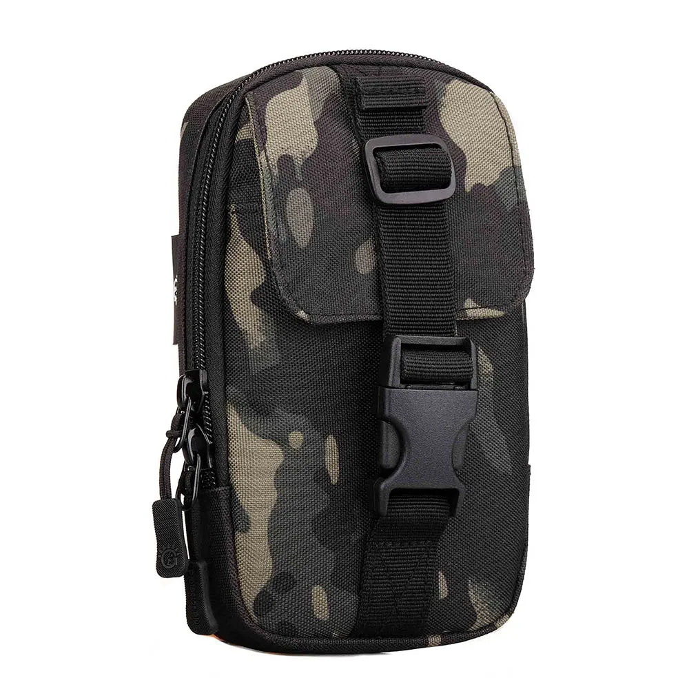 Сумка для аксессуаров Molle, военный камуфляж, тактический, 6 дюймов, чехол для телефона, военный, для спорта на открытом воздухе, рыбалки, альпинизма, сумка для инструментов, многоцелевой - Цвет: MCBK