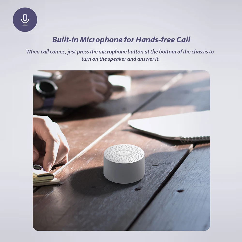 Xiaomi AI Bluetooth динамик мини беспроводной HD качество портативный Колонка микрофон громкой связи AI Bluetooth 4,2 звуковая коробка