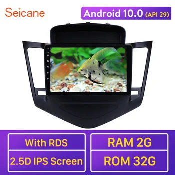 

Seicane 9 inch Android 10.0 Car Radio GPS Navigation Multimedia Player for 2013 2014 2015 Chevrolet Cruze rds
