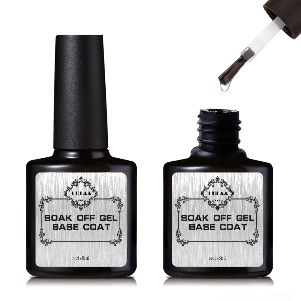 8 мл Лак для ногтей Soak off Top Coat Базовое покрытие матовое верхнее покрытие Длительное УФ-гель маникюрные инструменты для ногтей