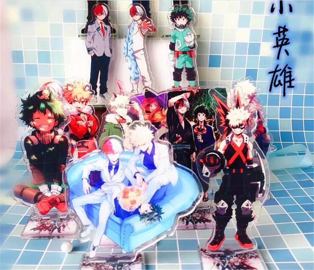 Аниме Мой герой Академия Boku no Hero Akademia Izuku мидория акриловая модель на подставке