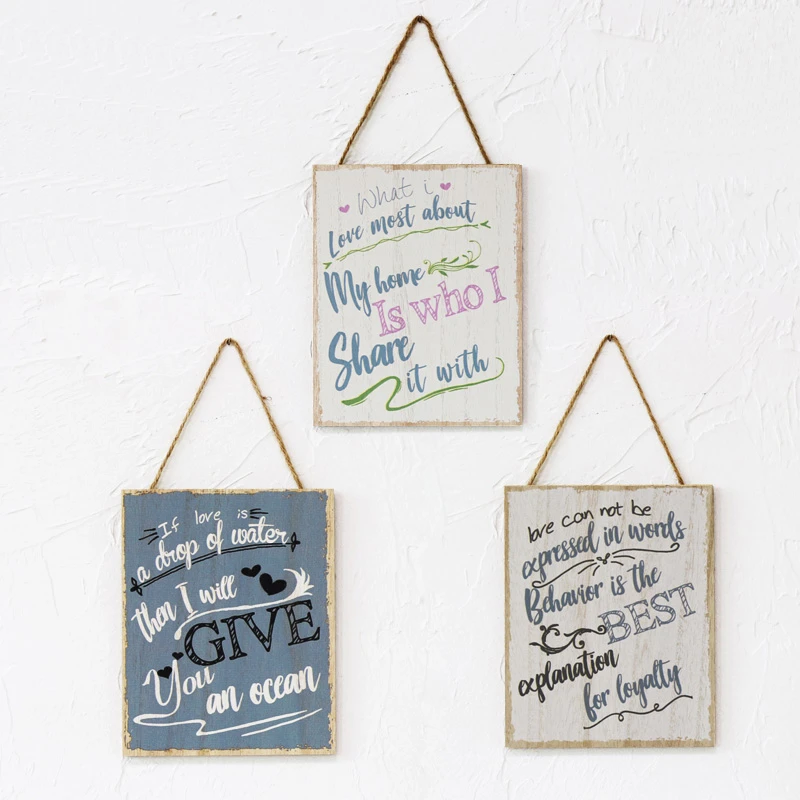 Painted Wood Signs With Sayings Wall Decor Funny Sayings Wood Plaque Painted Wooden Sign Plaques Bar Pub  Vintage Retro Wood Wall Decor Poster - Aliexpress Home & Garden