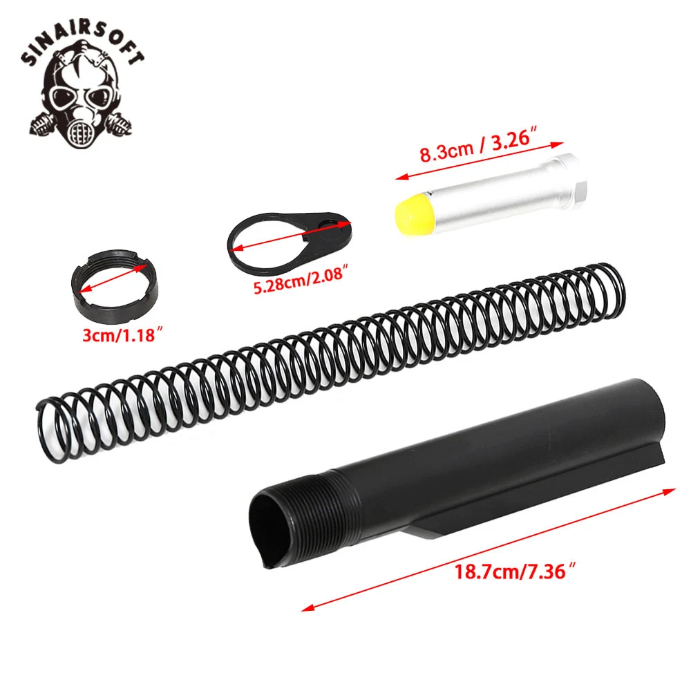 Тактическая защелка AR15 Военная спецификация 6 позиций буферная удлинительная