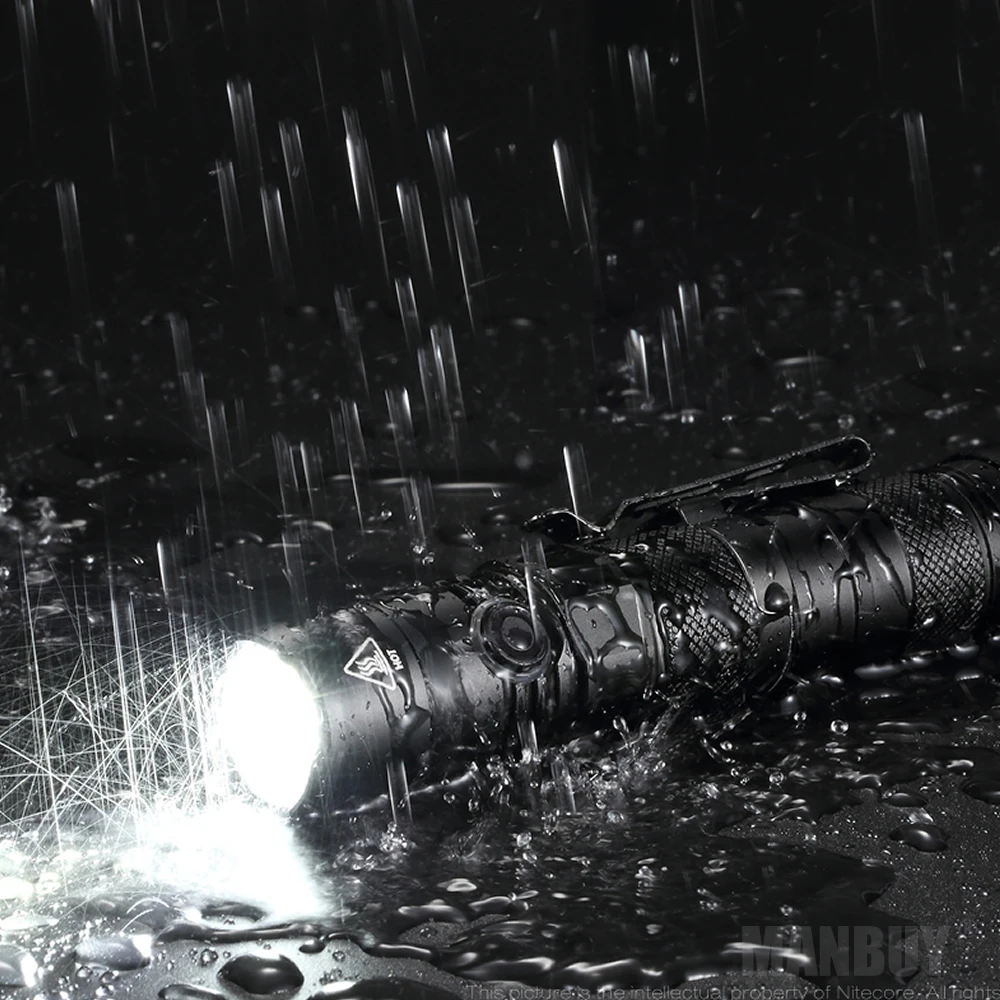 NITECORE P12 1200LM CREE XP-L HDV6 светодиодный водонепроницаемый тактический фонарь с кобура для быстрого извлечения оружия без батареи 18650