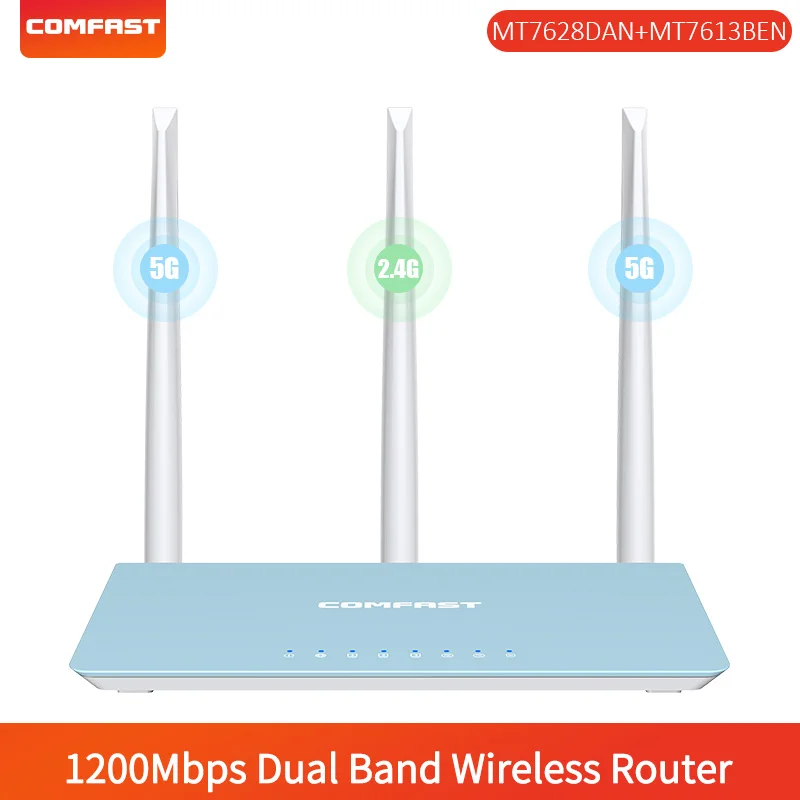 Wi-fi-роутер COMFAST для домашнего использования 2 4/5 ГГц 1200 Мбит/с 64 Мб | Компьютеры и