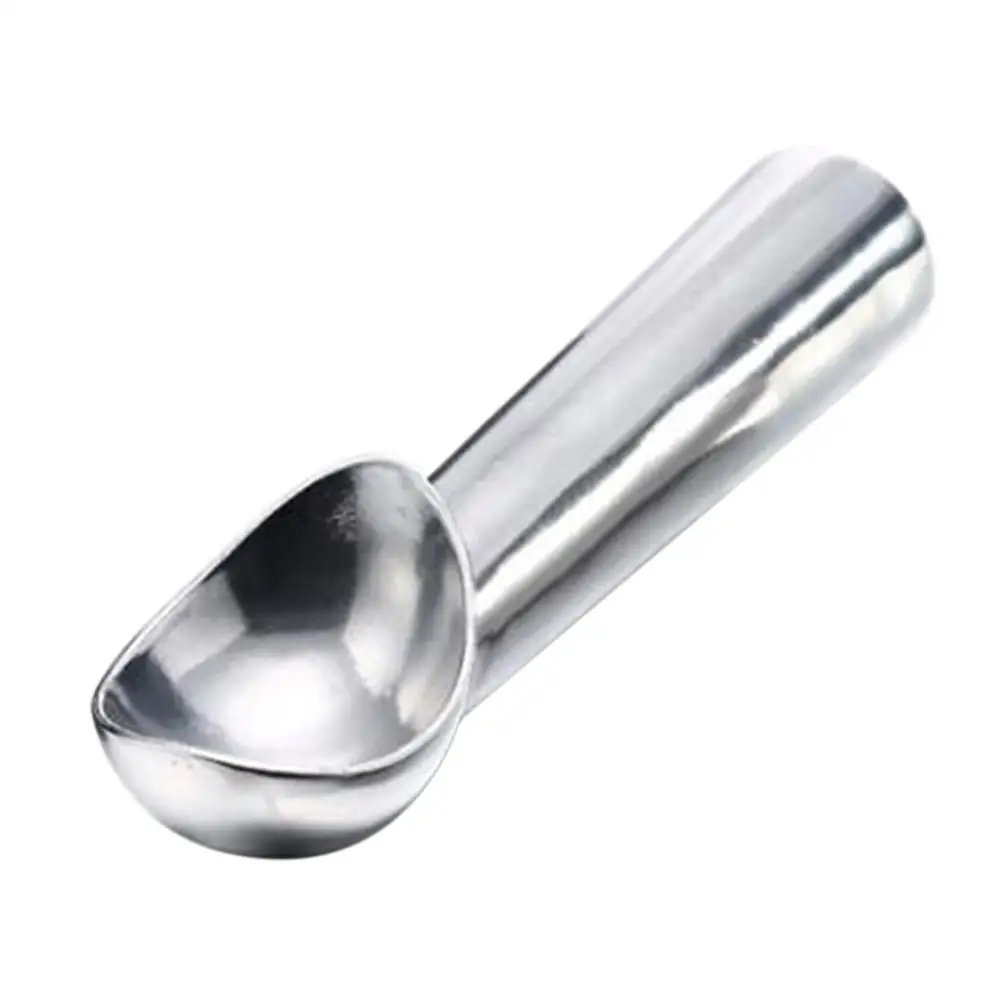 Silver Совок для мороженого, 1,5 унций, алюминиевый сплав, антипригарное покрытие, совок для мороженого, Совок из алюминиевого сплава, самоплавящаяся ложка для мороженого - Цвет: Silver