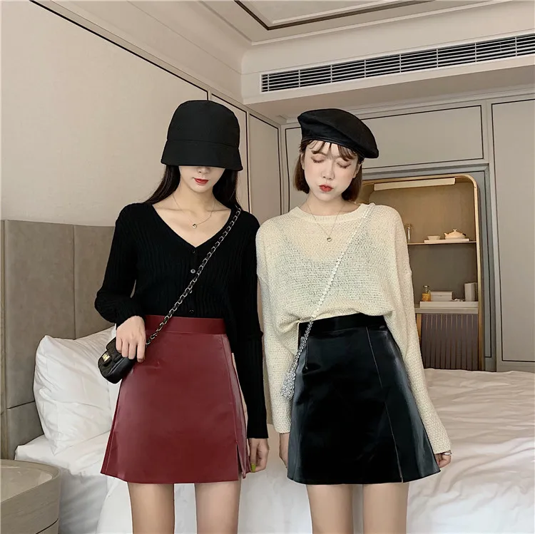 Сексуальная миди юбка трапециевидной формы женская мода эластичная высокая