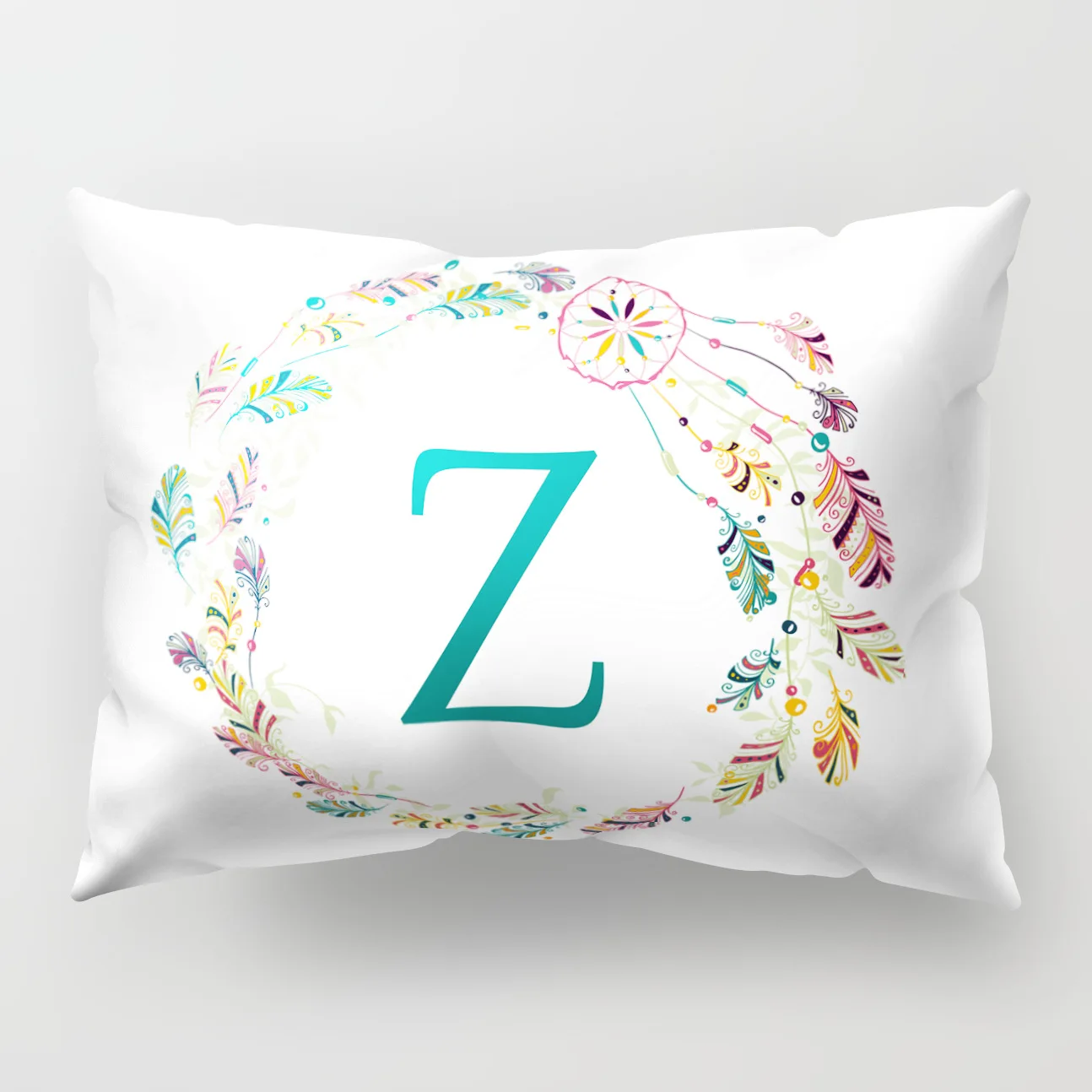 26- Letters Bed Car Throw Sofa Decor Waist Pillow Case Home Cushion Covers A-Z