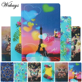 

Ultra-thin Leather Cover For Amazon Kindle Fire7 Fire 7 Cartoon Stand Case For Amazon Fire 7 Fire7 2015 2017 2019 Covers Cases