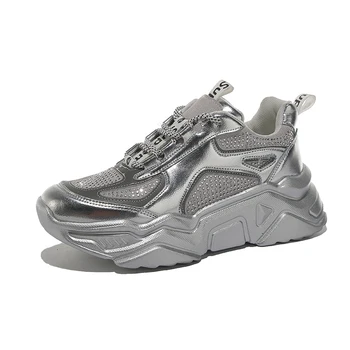 

Women's Tennis Shoes Spring and Autumn New Fashion Casual Microfiber Comfortable Women's Shoes Korean Sneakers Ladies кросовки