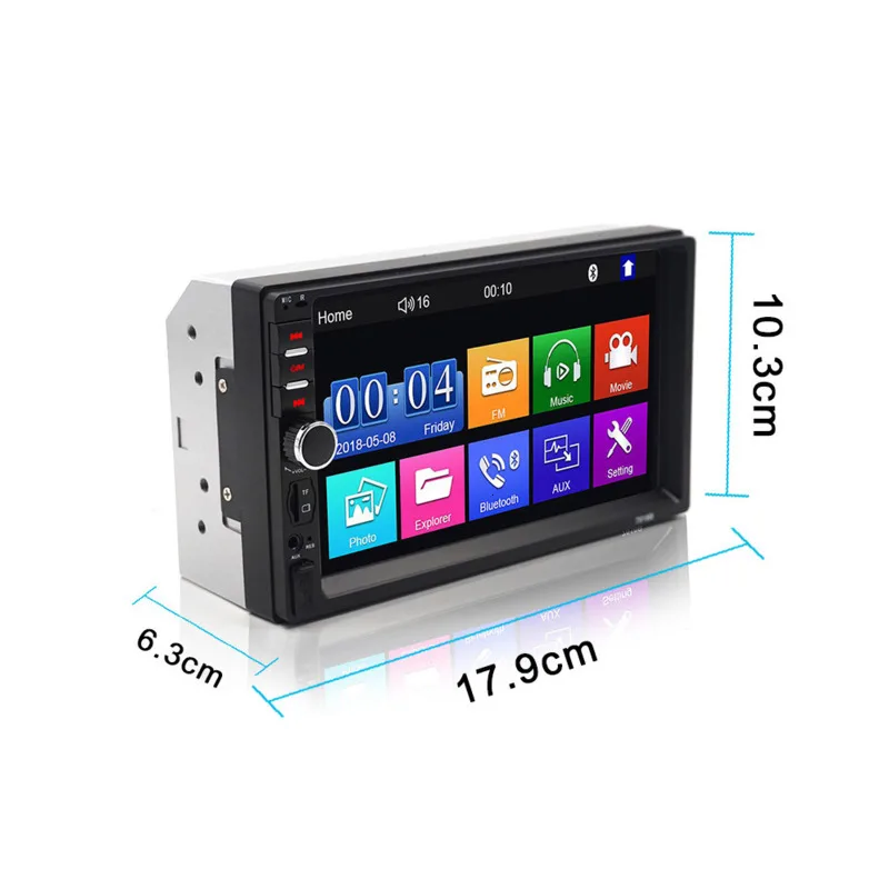 Carsanbo Авторадио 2 Din автомагнитола 7 &quotHD lcd сенсорный экран MP5 Автомобильный
