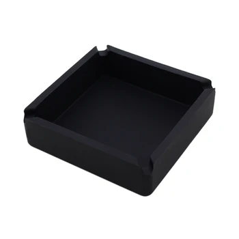 

Square Solid Color Silicone Ashtray Eco-Friendly Premium Silicone Rubber Heat Resistant Portable Smoking Accessories
