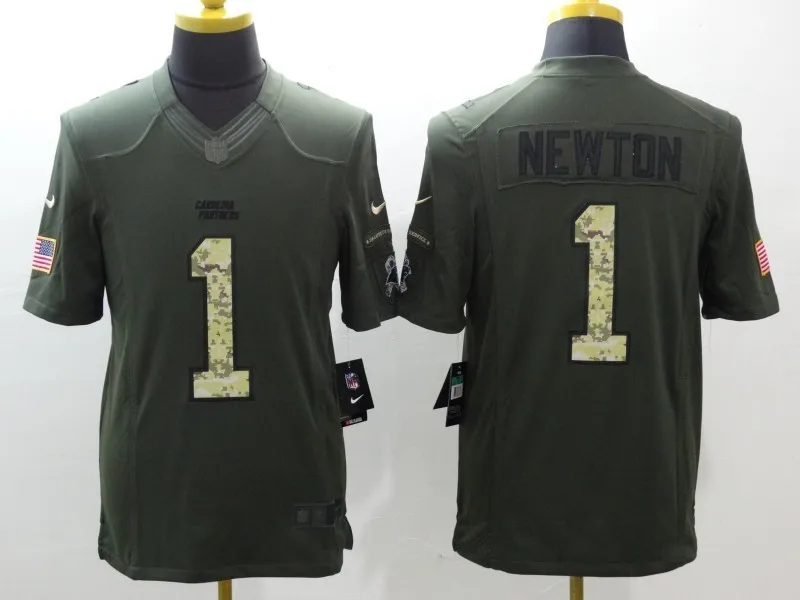 COLOR AS PHOTO SHOWN Сшитые, Carolina, Cam Newton, Luke Kuechly, Greg Olsen, Kelvin Benjamin Green Salute white Salute Black Salute Jersey - Цвет: COLOR AS PHOTO SHOWN