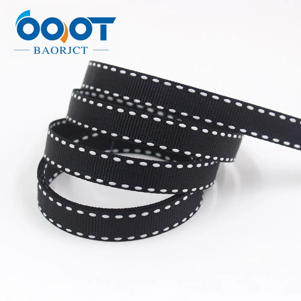 OOOT BAORJCT, 10 мм 20 ярдов, I-19807-1813, твердые цветные ленты тепловой передачи печатных grosgrain, DIY Одежда материалы ручной работы