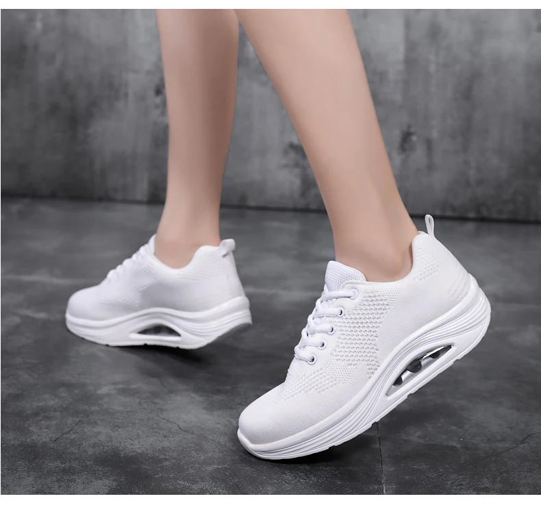 Basket Femme/Женская теннисная обувь на платформе; дышащие сетчатые кроссовки; кроссовки для фитнеса; женская спортивная обувь; tenis feminino 6