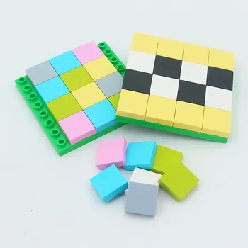 

Square Block Sticker Alphabet Figure Brick Wall Creativity Toy Mosaic 2x2 Large Particle Brick Compatible With Duplo Kids Gift