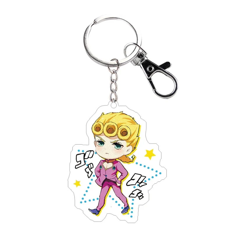 新アニメジョジョの奇妙な冒険アクリルキーホルダーかわいいペンダントキーホルダー キーホルダー Aliexpress