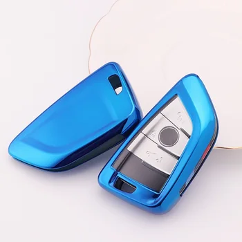 

New TPU Coloful Car Styling Key Cover Case For Bmw X5 E53 X3 E83 G30 E90 E39 E46 F30 F10 F20 E34 E38 Z3 Key Ring Shell Key Case