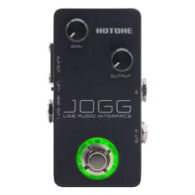 Hotone Jogg USB аудио интерфейс педаль для домашней студийной поддержки ASIO UA-10 Hotone Jogg USB аудио интерфейс педаль для домашней студийной поддержки ASIO UA-10