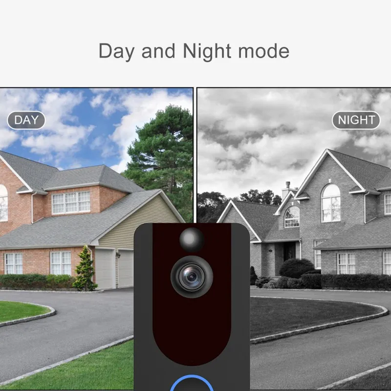 

Ultra HD 1080P Intelligent Video WiFi Video Doorbell Two-way Audio Dialogue Supports PIR Motion Detection