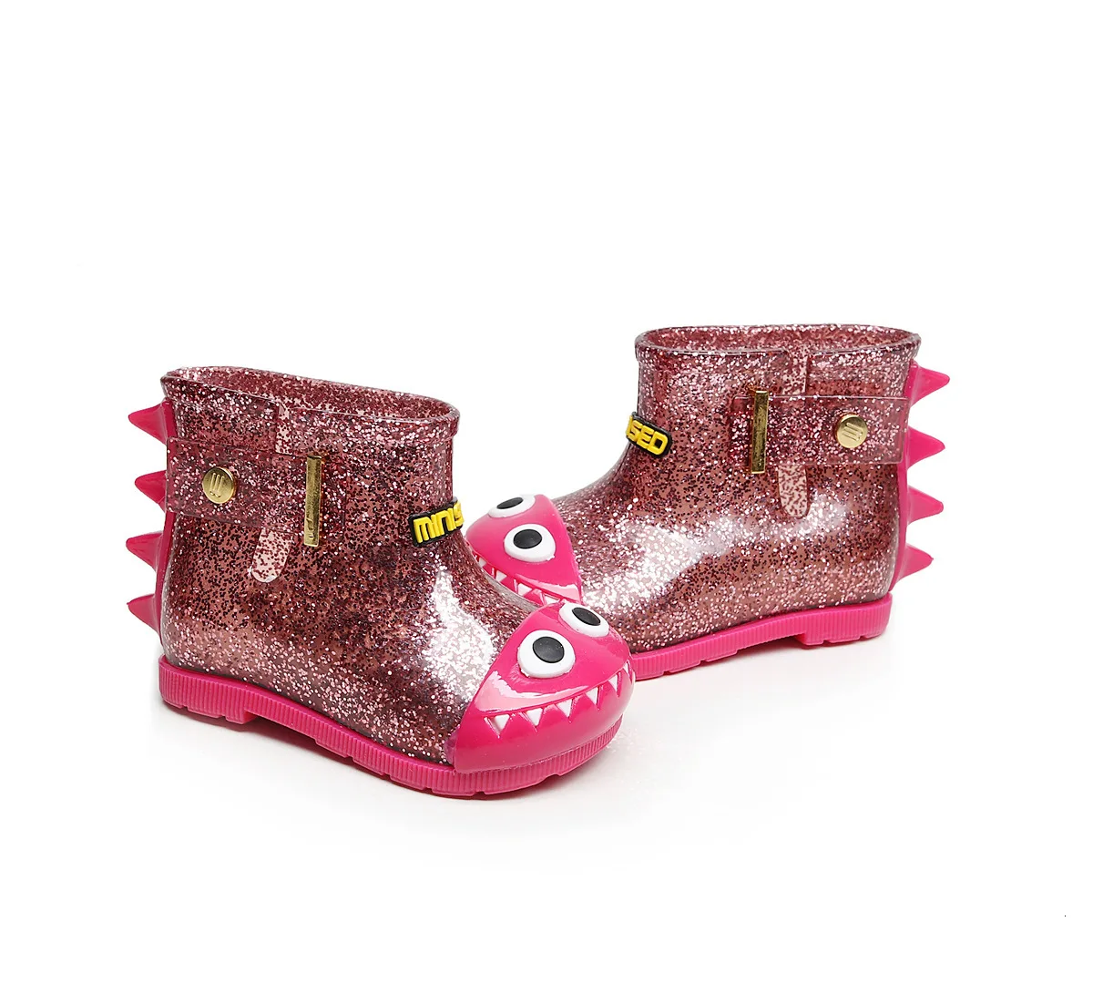 Популярные детские весенне-осенние резиновые сапоги теплые красивые резиновые сапоги с бантиком резиновая обувь для малышей