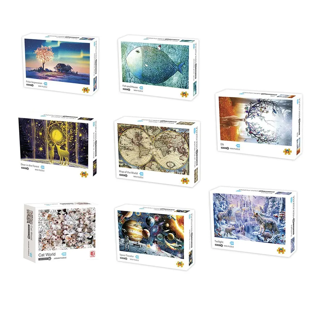 

Thick Paper 1000 Pieces Jigsaw Puzzles Educational Toys Scenery Space Stars Puzzle Toy For Kids/Adults Birthday Gift