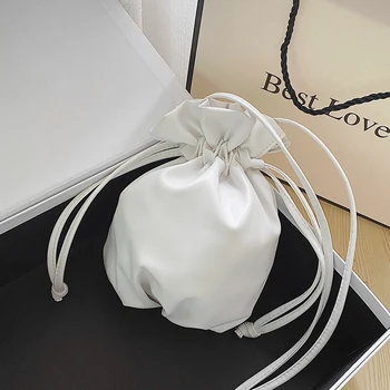 

NEW Original Design Fashion Drawstring Bucket Bag & Elegant Messenger Bag Shoulder Bag Width 13cm Height 20cm Thickness 7cm