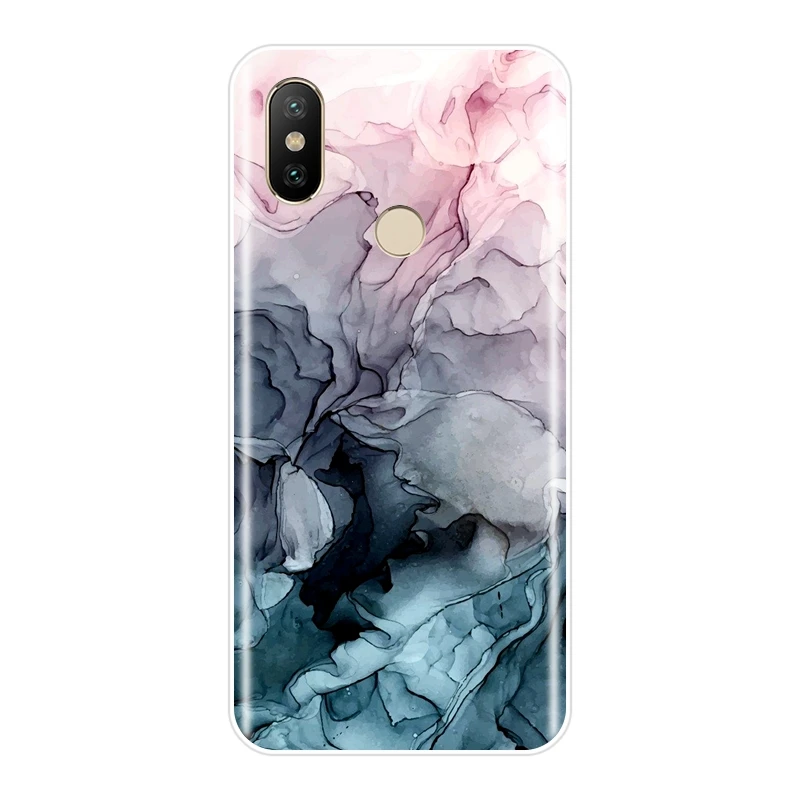 Силиконовый чехол для телефона Xiaomi Mi 5 5C 5S 5X 6 6X Plus 8 SE Lite Marble Art задняя крышка A1 A2 Mi5 Mi6