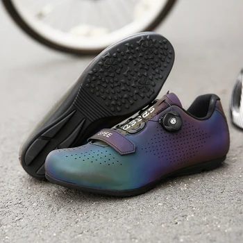 

Cycling Shoes Men Outdoor Non-Lock Biking Sneakers Professional Rubber Sole Sapatilha Ciclismo Racing Road Bike Shoes Bicycle