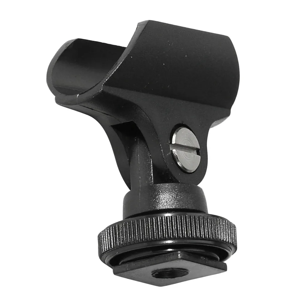 MagiDeal Camera Microphone Clips, Shotgun Microphone Hotshoe Stand Holder