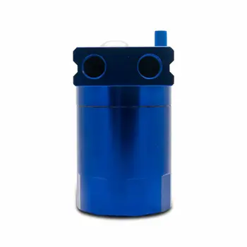 

Replacement Oil Catch Can Reservoir Filter Kit Cylinder Aluminum 300ml