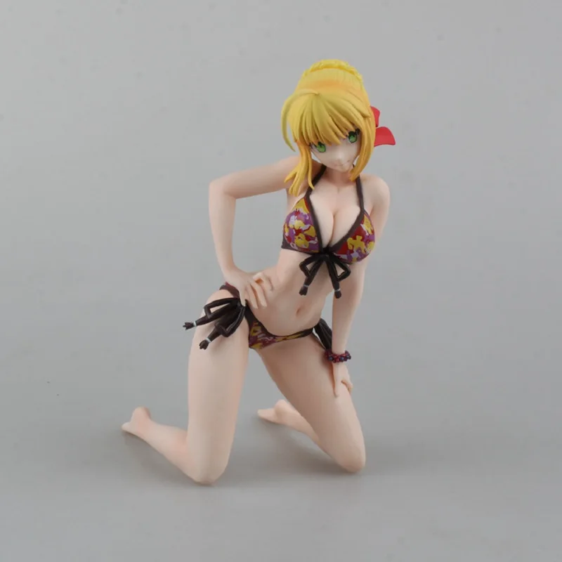 

2Style Alter Saber Kneeling Swimsuit Bikini Ver Anime Fate Stay Night Action Figure 18cm PVC Model Sexy Girl Decoration Toy Doll