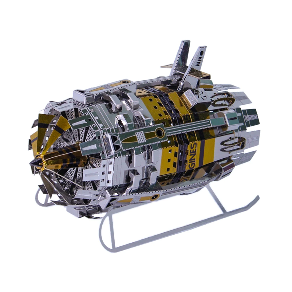 3D Metal Puzzle Jigsaw Toys for Adults & Teens Gifts - 3D Engine Model Kit - 102x48x65mm