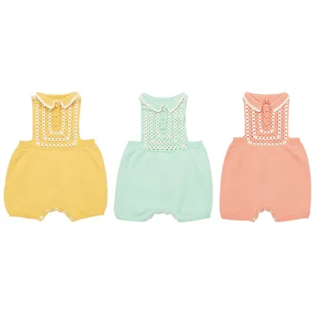 

Pre-sale 2020 Spring and Summer New MP Girls Knitted Hollow Strap Jumpsuit