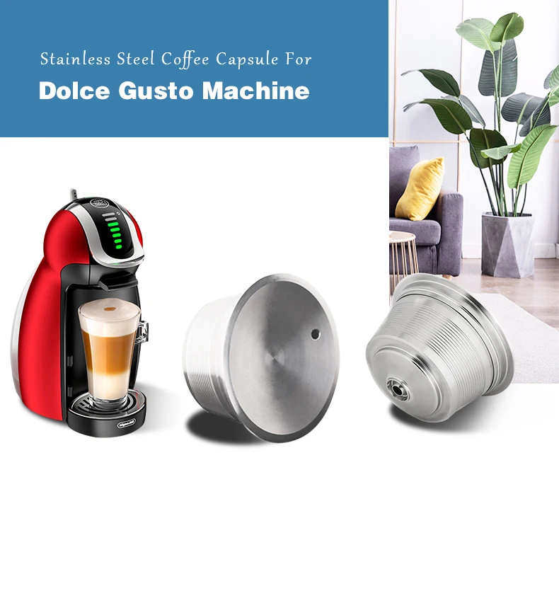 Многоразовые капсулы для кофе Dolce Gusto из нержавеющей стали|Фильтры кофе| |