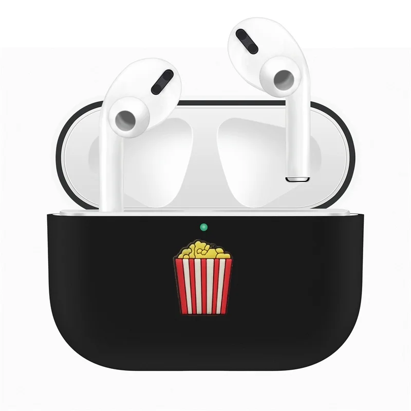 Для Apple AirPods Pro Чехол для замены ТПУ милый защитный чехол для AirPods 3 беспроводной Bluetooth наушники протектор рукав - Color: Black 12