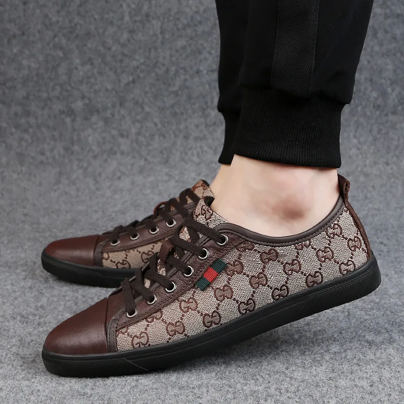 

Large Size MEN'S SHOES Spring And Autumn Shoes Men England Breathable Genuine Leather Fashion Youth Casual Shoes Versatile Trend