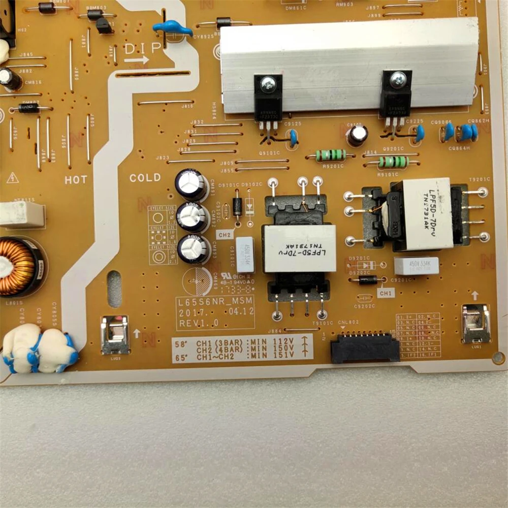 Для samsung un58mu6100f Мощность доска BN44-00808E L65S6NR_MSM un65mu6290fxza UE65MU6220K UE65MU6120K