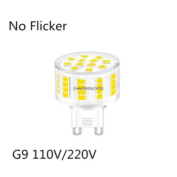 

NEW Dimmable G9 AC 110V 220V 10W 90LEDS SMD2835 No Flicker LED Light Lamp 900LM Chandelier Light Replace 100W Halogen Lighting