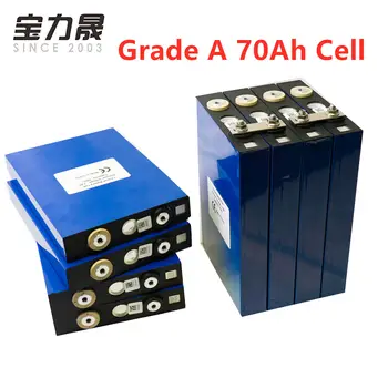 

8PCS 3.2V 70Ah CALB lifepo4 battery 2020 NEW Grade A Lithium Iron Phosphate solar 48V 60V 24V L135F68 cells not 80AH 100Ah