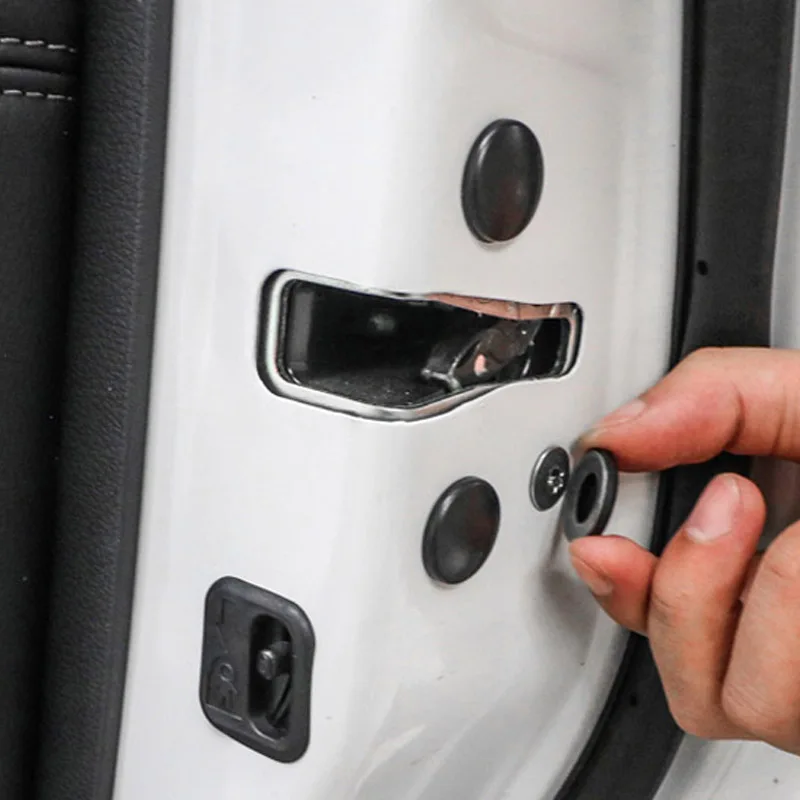 

Car Door Lock Screw Protector Sticker Cover Cap Anti-Rust Waterproof Bolt Protective Trim For Mazda CX5 CX-5 2017 2018 2019