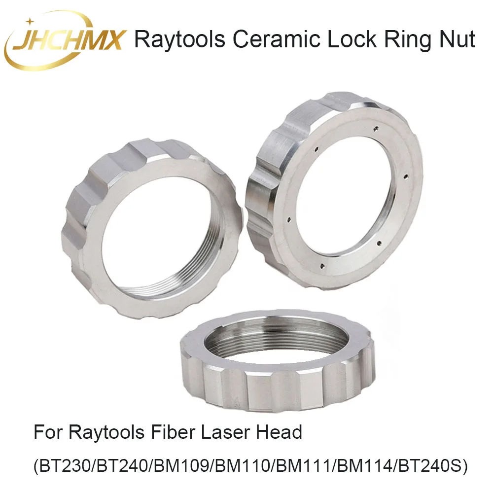 

Керамическое фиксирующее кольцо JHCHMX Raytools, детали для волоконно-лазерной головки, соединительное кольцо для лазерной насадки, соединительное кольцо для BT240 BM109 BM111 BT240S