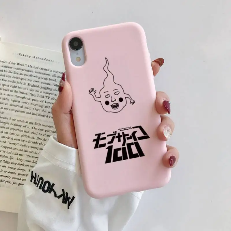 Mob Psycho 100 Anime Phone Case for iphone 13 11 12 mini pro max 7 8 plus 6 6s x xs max xr coque