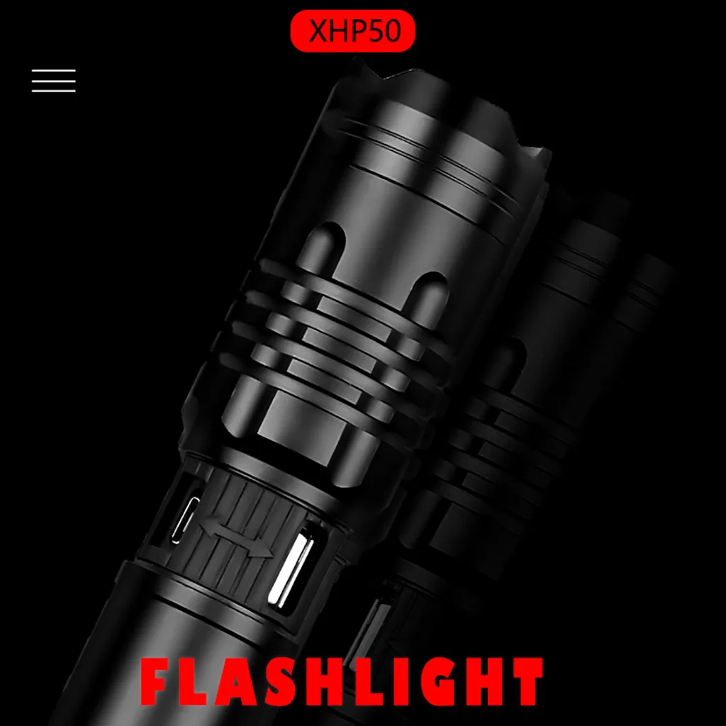 XHP50 мощный флэш-светильник светодиодный алюминиевый сплав USB Перезаряжаемый кемпинговый светильник фонарик флэш-светильник фонарь lanterna nitecore linterna