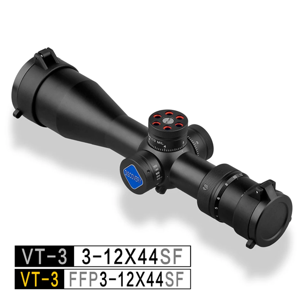 

Discovery VT-3 3-12X44SF Compact Riflescope the Lightest and Shortest Scope for Rifle