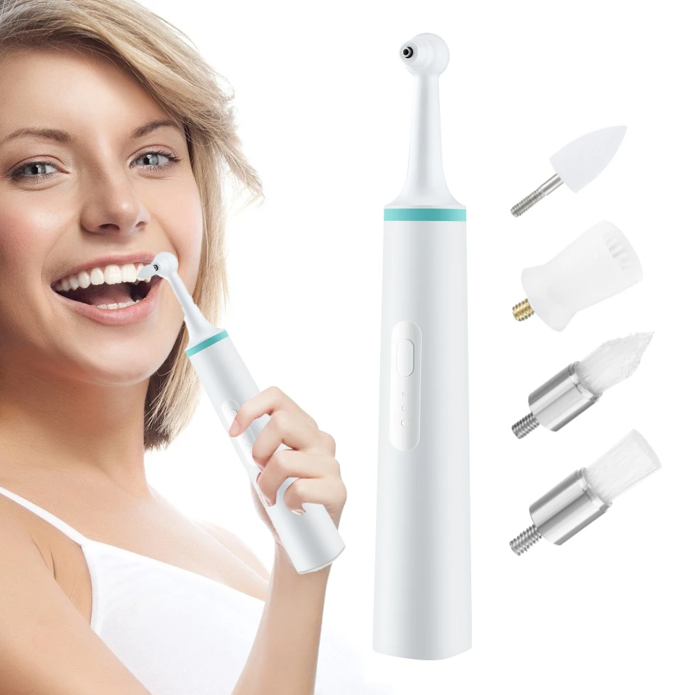 

Электрический фотоэлектрический Многофункциональный зубной пятнистый зубной налет средство для полировки для зубов 4 в 1 инструмент для отбеливания зубов чистящее средство для взрослых мужчин домашних питомцев собак