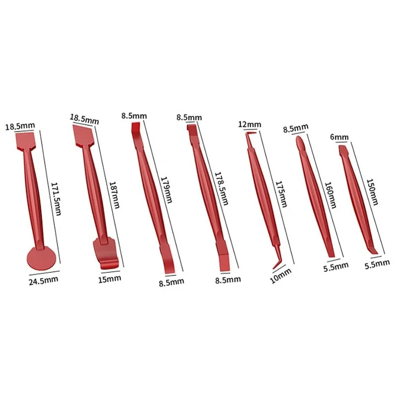 Razor Blade Scraper Car Wrapping Tools Vinyl Squeegee Window Tinting Squeegee Window Scraper Tool Automotive Film Tools Scraper Tool Kit Window Scraper Razor Blade Scrapers Car Film Scraper 7Pcs Scraper Tools for Car Accessories Squeegee Vinyl Wrap Film Edge-closing Tool