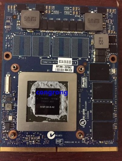 N15P-GX-B-A2 GTX860M GTX 860M MXM 3 0 DDR5 2 Гб Видео Графика карты для DELL M15X M17X R4 R5 M18X R1 R2 ноутбук |