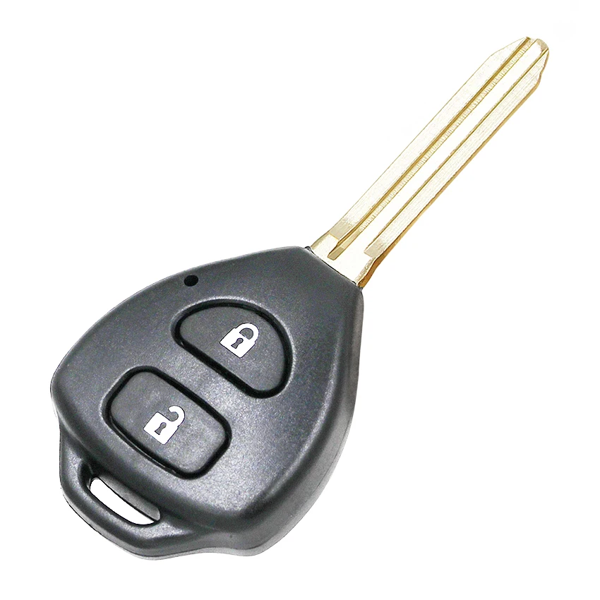 2 кнопки дистанционного ключа оболочки чехол умный корпус для ключей от автомобиля крышка Fob для Toyota Camry Corolla Avalon Venza Yaris Matrix RAV4