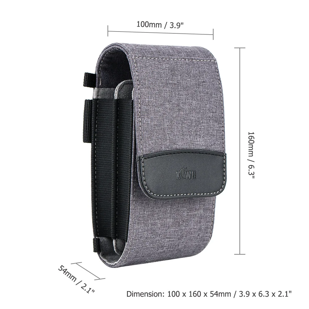 Bolsa de Telefone Bolsa de Foto para Banco de Potência Cartão de Crédito Cartão de Identificação com Mosquetão e Alça de Ombro Nova Dupla-camada Durável Case Inteligente ou - Image 6